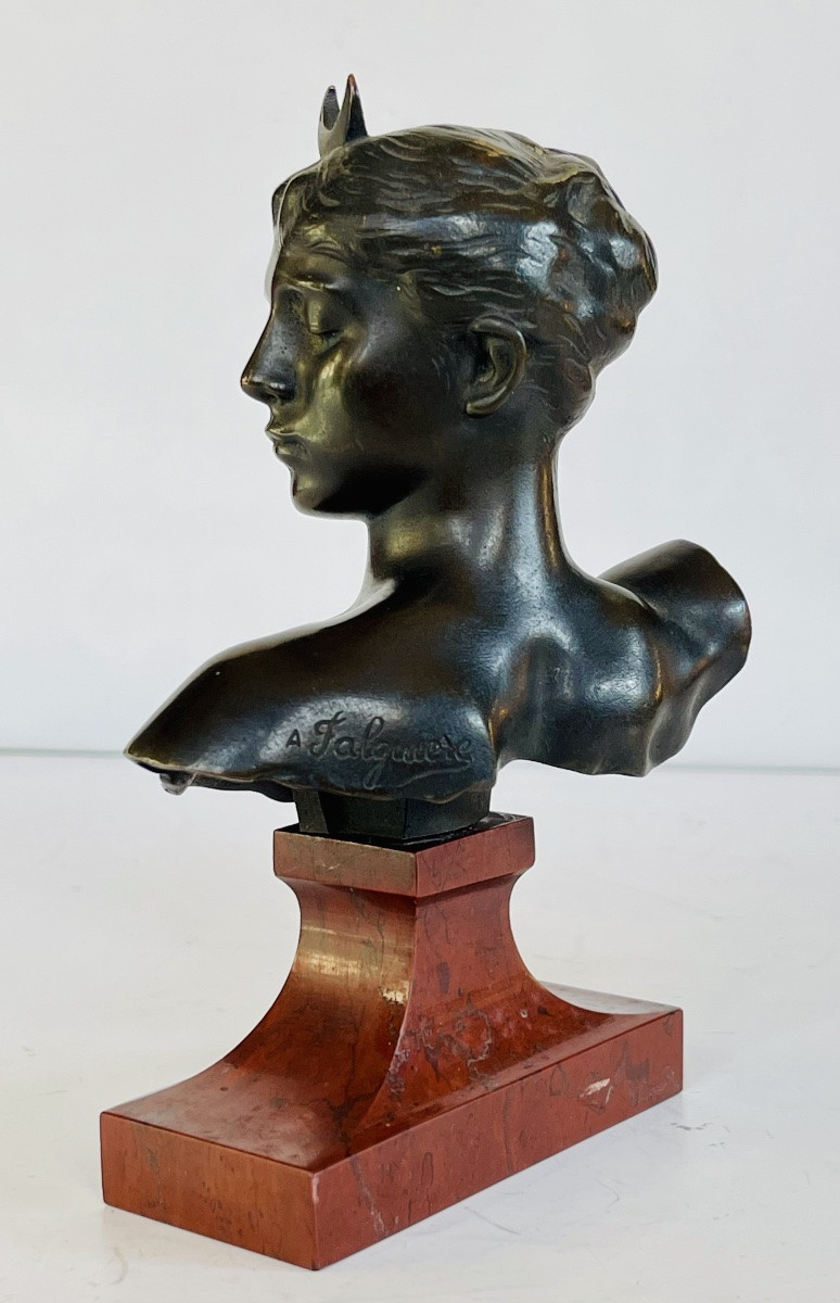 Bronze Diane Chasseresse - Alexandre FALGUIÈRE-photo-4